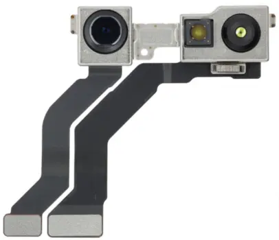 iPhone 13 Mini frontkamera og sensor