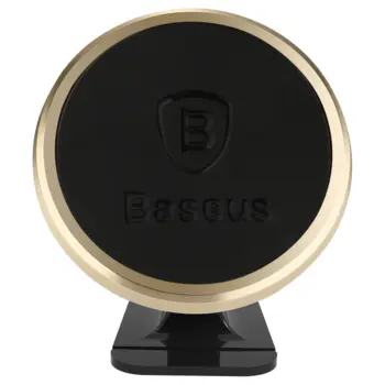 Baseus 360-Degree Magnetic Car Mount Phone Holder - Gold