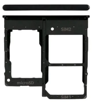 SIM Tray for Samsung Galaxy A20e (A202F) - Black