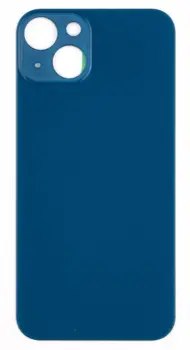 Back Glass for iPhone 13 in Blue without Logo (Big Hole)