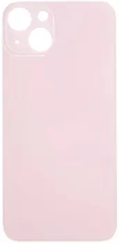 Back Glass for iPhone 13 in Pink without Logo (Big Hole)