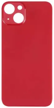 Back Glass for iPhone 13 in Red without Logo (Big Hole)