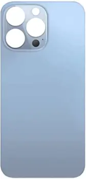 Bagglas til iPhone 13 Pro Max i Sierra Blue uden logo (Big Hole)