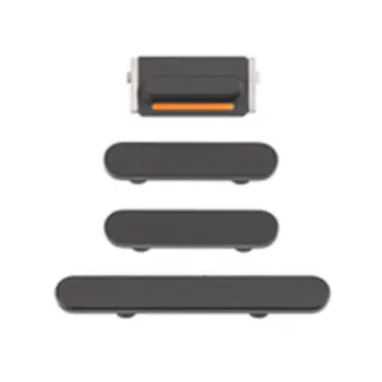 Side Buttons Set for Apple iPhone X - Black