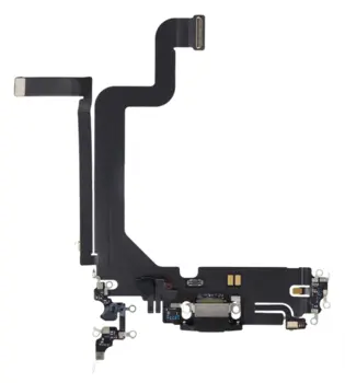 iPhone 14 Pro Max Charging Port Flex Cable - Space Black