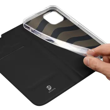 DUX DUCIS Skin Pro Flip Case for iPhone 15 Plus Black