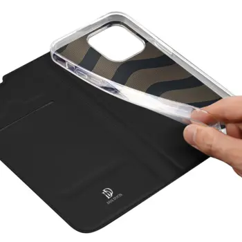 DUX DUCIS Skin Pro Flip Case for iPhone 15 Pro Max Black