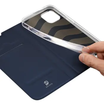 DUX DUCIS Skin Pro Flip Cover til iPhone 15 Plus Blå