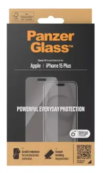 PanzerGlass™ iPhone 15 Plus Classic Fit