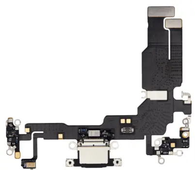 iPhone 15 Charging Port flex kabel - sort