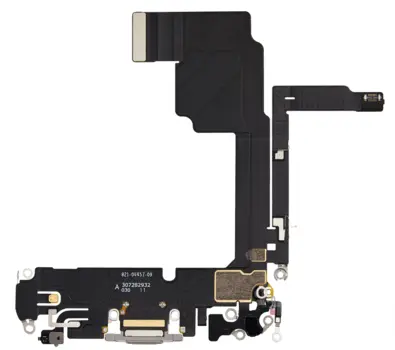iPhone 15 Pro Charging Port Flex Cable - White Titanium