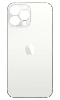 iPhone 14 Pro Max bagglas - OEM (sølv)