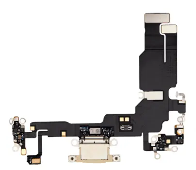 iPhone 15 Charging Port flex kabel - gul