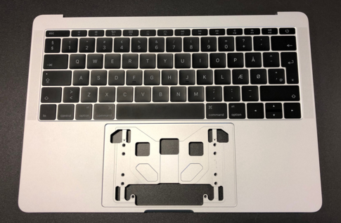 MacBook Pro 13'' A1708 Keyboard w/frame Engelsk Layout Sølv