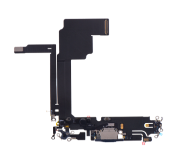 iPhone 15 Pro Max Charging Port flex kabel - White Titanium