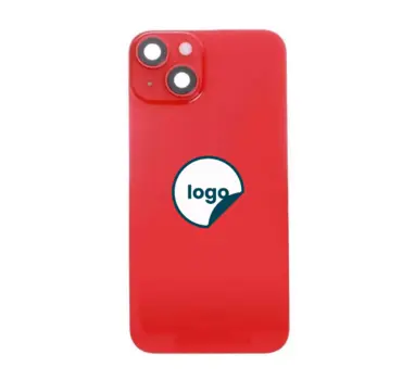 iPhone 14 bagglas med kameralinse + metalplade + Magsafe magnet - OEM (rød)