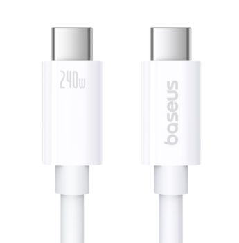 Baseus Superior Series 2 USB4 USB-C to USB-C Cable (240W) 1m - White