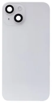 iPhone 14 Plus bagglas med kameralinse + metalplade + Magsafe magnet + trådløs oplader flex - OEM (Starlight)