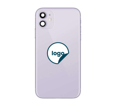 iPhone 11 bagcover med small parts - Pull A (lilla)