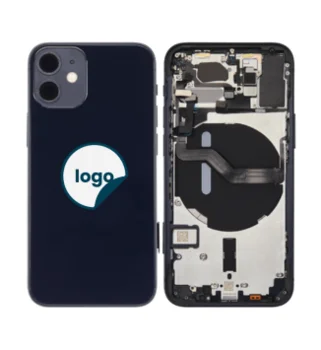 iPhone 12 Mini bagcover med small parts - Pull A (sort)
