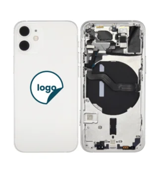 iPhone 12 Mini bagcover med small parts - Pull A (hvid)