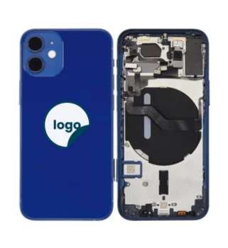 iPhone 12 Mini bagcover med small parts - Pull A (blå)
