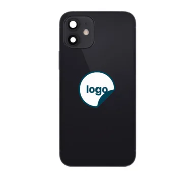 iPhone 12 bagcover med small parts - OEM (sort)