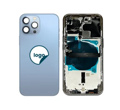 iPhone 13 Pro Max bagcover med small parts - Pull A (Sierra Blue)