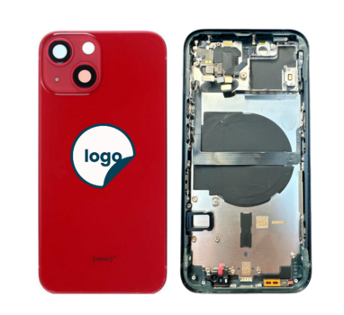 iPhone 13 bagcover med small parts - Pull A (rød)