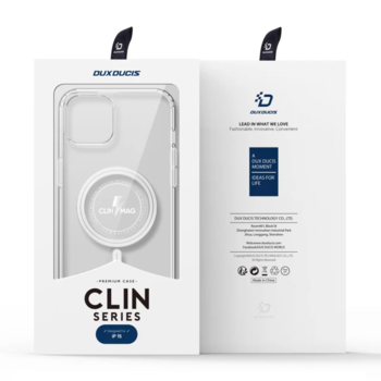 Dux Ducis Clin Series Mag cover til iPhone 15 - transparent