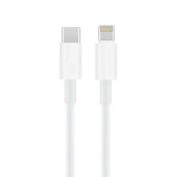USB C - Lightning kabel 1m - vit (27W) (bulk)