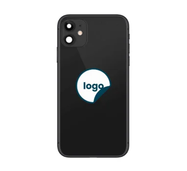Back Housing incl. Charging Port and Small Parts for iPhone 11 - Pull A (Black)