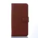 Litchi Grain Wallet Leather Case for Samsung Galaxy S6 Edge Brown