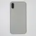 iPhone XS bagcover uden logo - sølv