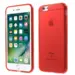 Glossy Surface TPU Gel Case for iPhone 6 / 6S - Transparent Red