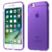 Glossy Surface TPU Gel Case til iPhone 6/6S - Transparent Lilla