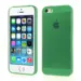 Transparent TPU Back Case for iPhone SE / 5s / 5 Clear Dark Green