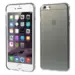 Glossy Surface TPU Gel Case for iPhone 6 Plus/6S Plus - Transparent Grey