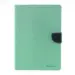 Mercury Goospery Fancy Diary Cover til iPad 2/3/4 Cyan/Mørkeblå