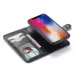 Retro Burlap Flip Case for iPhone 6/6S/7/8 Plus Black
