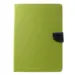 MERCURY GOOSPERY Wallet Leather Case for iPad Pro 12.9 (2. gen.) Neon green