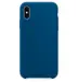 Hard Silicone Cover til iPhone XR Blå