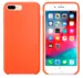 Hard Silicone Case til iPhone 7 Plus/8 Plus Orange