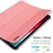 DUX DUCIS Domo Series Tri-fold Case for iPad Pro 12.9 2018 Pink