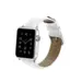 Apple Watch 42mm og 44mm PU Leather Band White