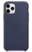Hard Silicone Case til iPhone 11 Pro Max Mørkeblå