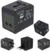 Universal Travel Adapter Charger Black