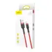 Baseus Cafule Nylon USB - Lightning Cable 1m Red