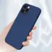 Soft Silicone Case for iPhone 12/12 Pro Blue
