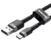 Baseus Cafule Data USB - USB Type C Kabel 0.5m Sort